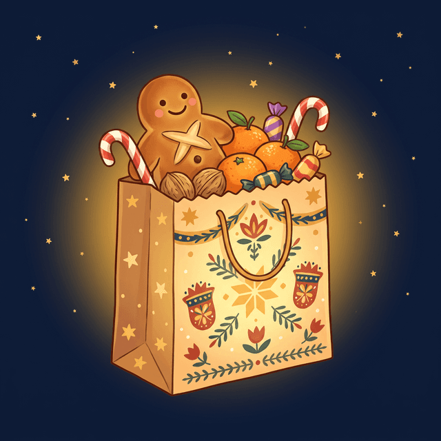 Illustration einer prall gefüllten Martinstüte