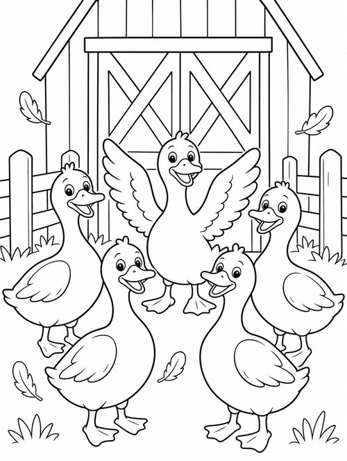 Die Gänse verraten ihn